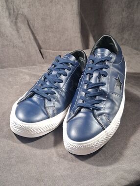 Converse x Sean Pablo One Star Skate Nighttime NA Navy Leather Sneakers VG- US12